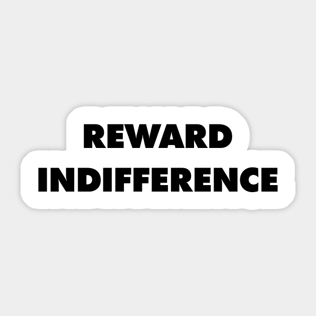 Obey Reward Indifference - They Live Sticker by Nonstop Shirts